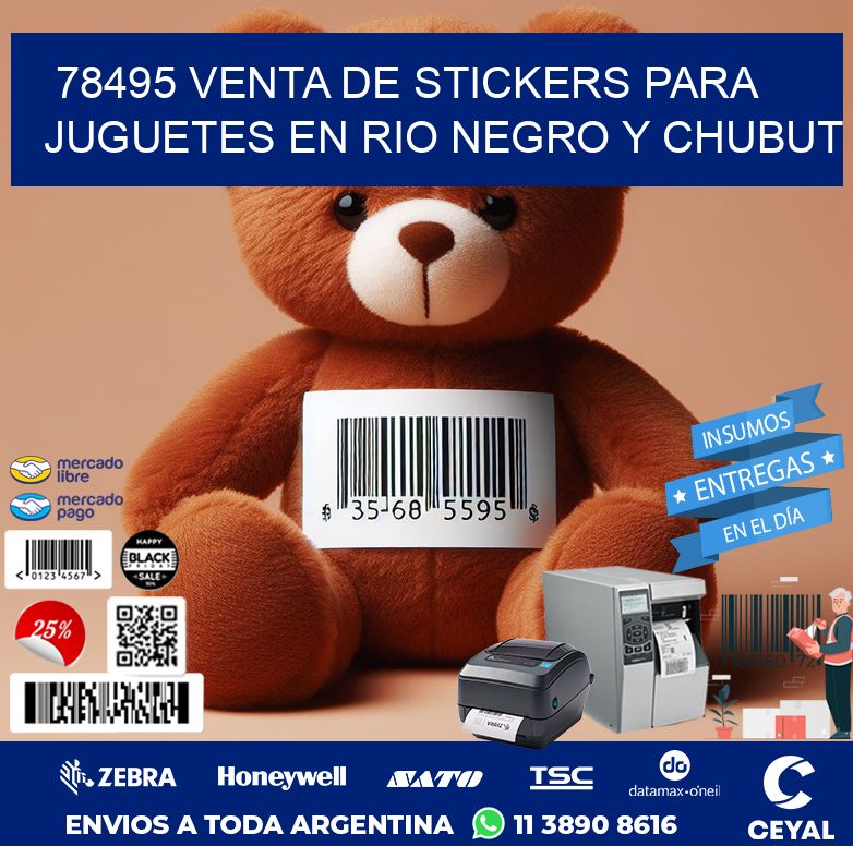 78495 VENTA DE STICKERS PARA JUGUETES EN RIO NEGRO Y CHUBUT