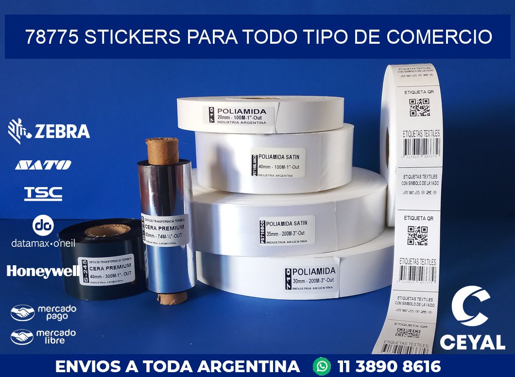 78775 STICKERS PARA TODO TIPO DE COMERCIO