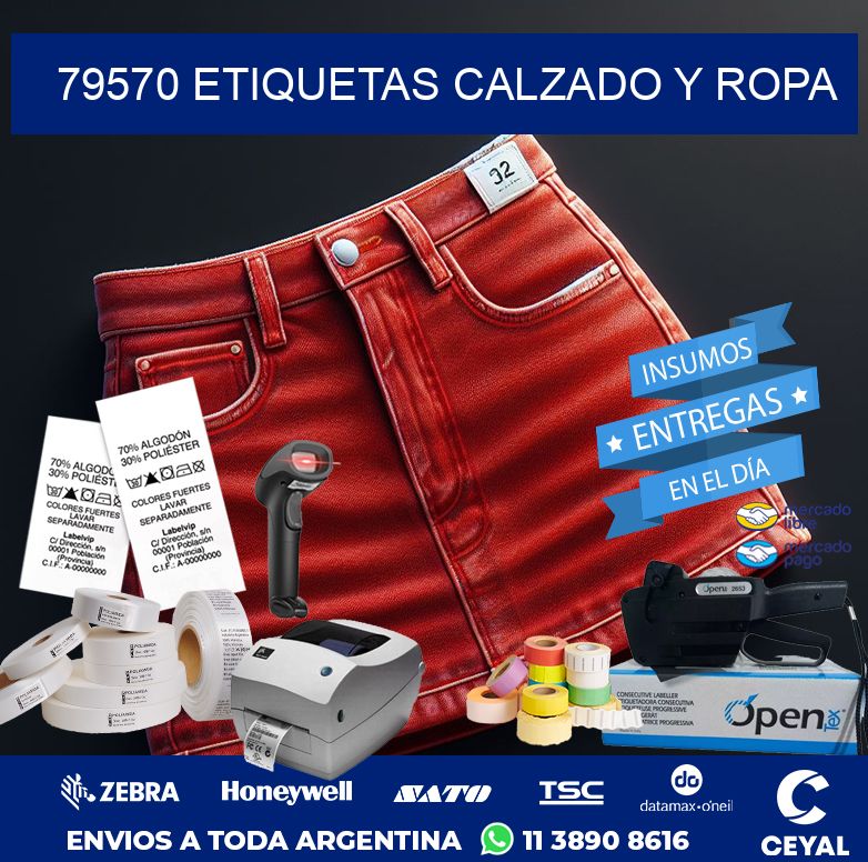 79570 ETIQUETAS CALZADO Y ROPA