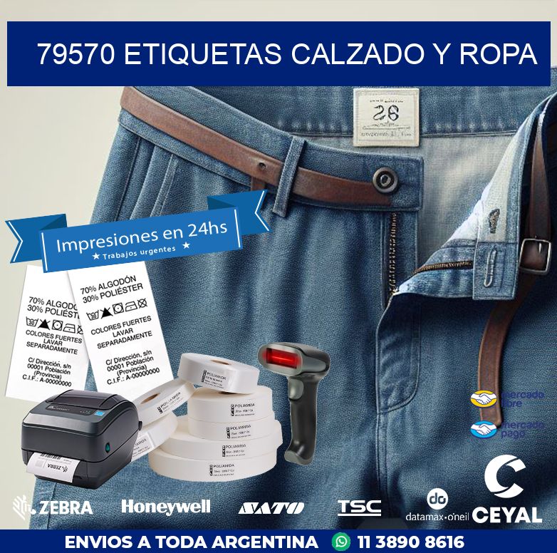 79570 ETIQUETAS CALZADO Y ROPA