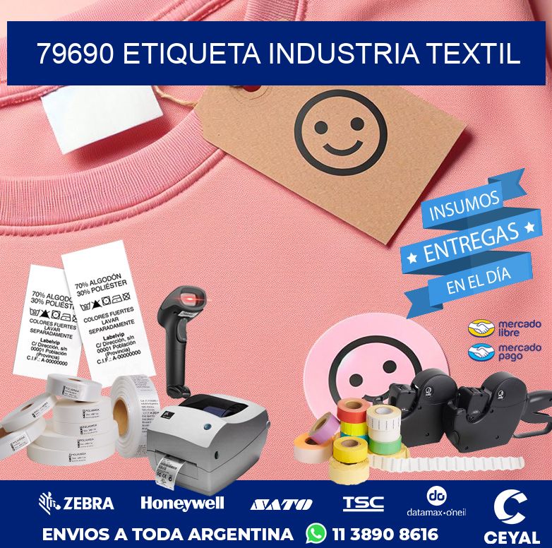 79690 ETIQUETA INDUSTRIA TEXTIL