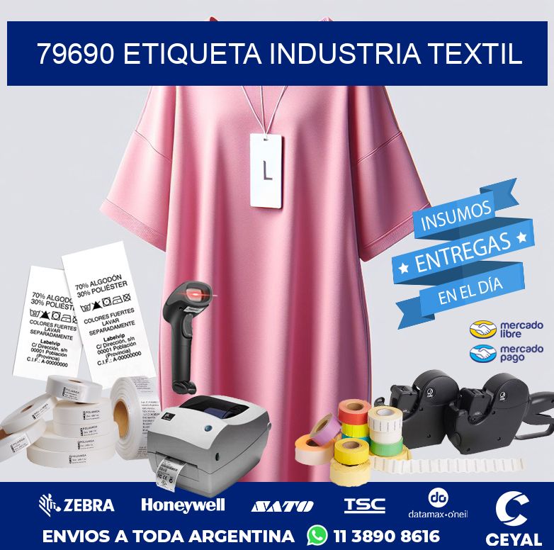 79690 ETIQUETA INDUSTRIA TEXTIL