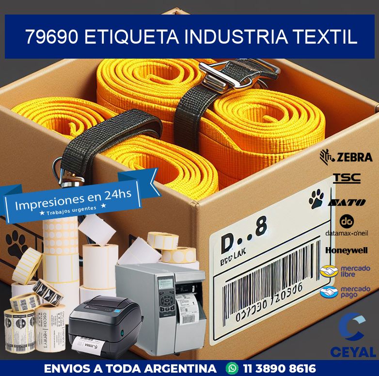 79690 ETIQUETA INDUSTRIA TEXTIL