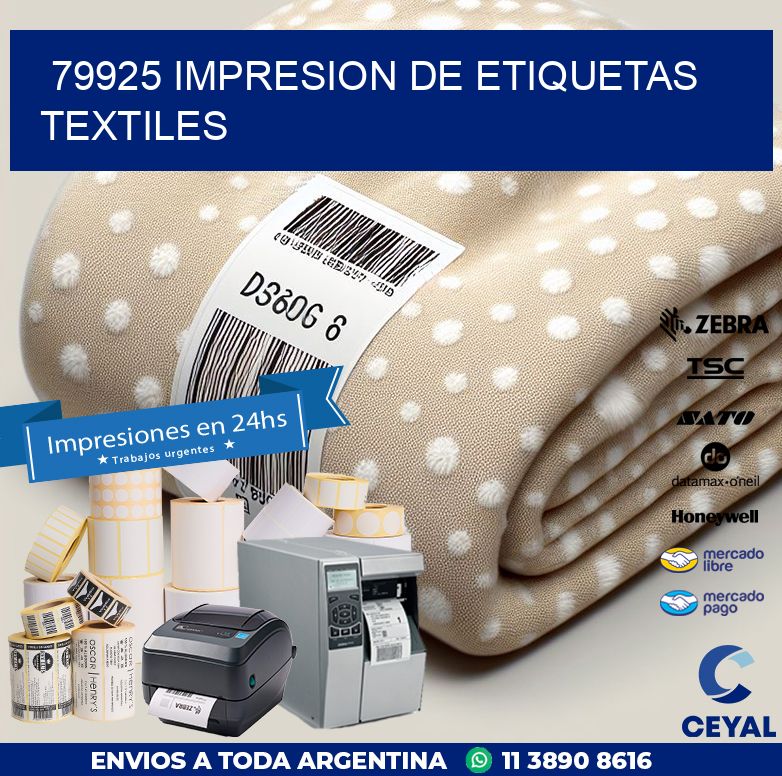 79925 IMPRESION DE ETIQUETAS TEXTILES