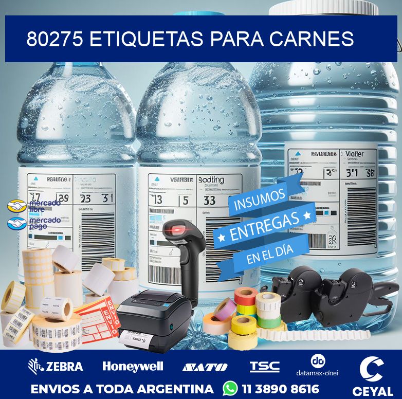 80275 ETIQUETAS PARA CARNES
