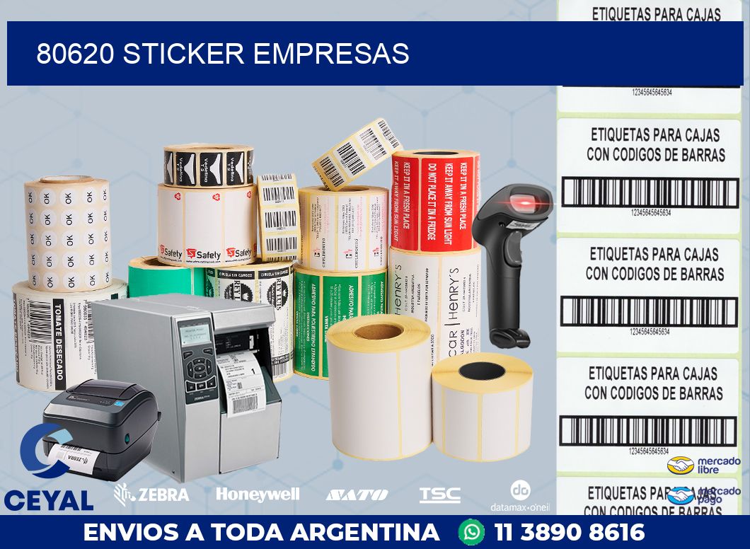 80620 STICKER EMPRESAS