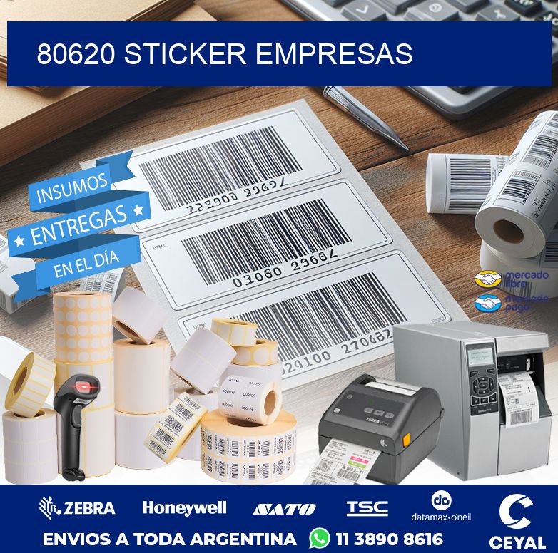 80620 STICKER EMPRESAS