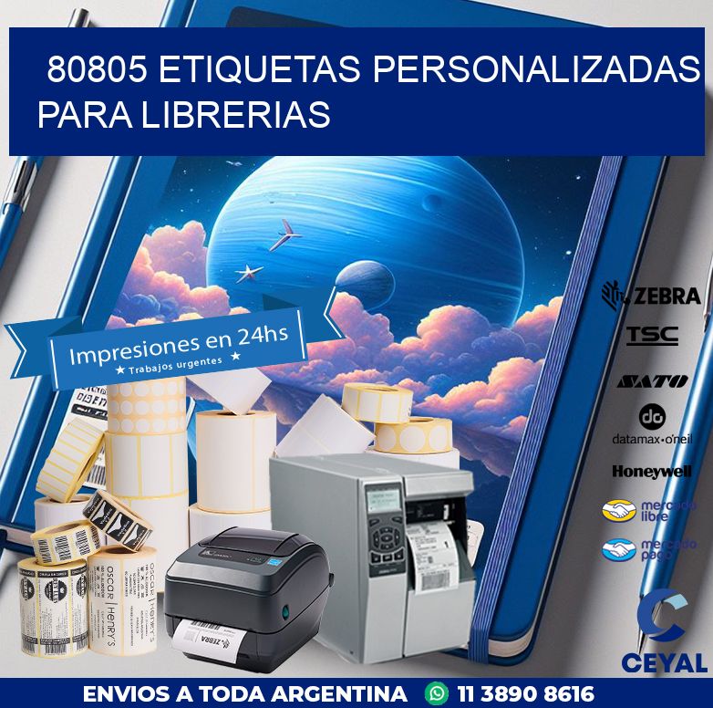 80805 ETIQUETAS PERSONALIZADAS PARA LIBRERIAS
