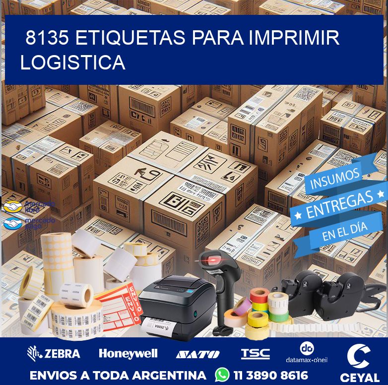 8135 ETIQUETAS PARA IMPRIMIR LOGISTICA