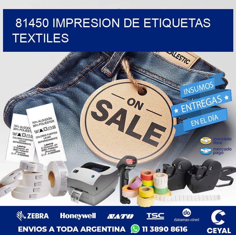 81450 IMPRESION DE ETIQUETAS TEXTILES