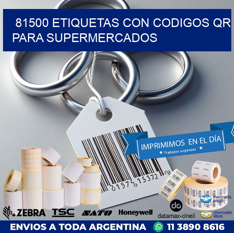 81500 ETIQUETAS CON CODIGOS QR PARA SUPERMERCADOS