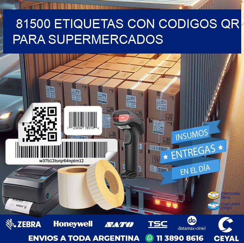 81500 ETIQUETAS CON CODIGOS QR PARA SUPERMERCADOS