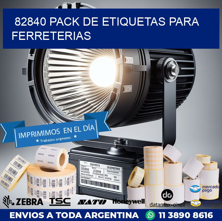82840 PACK DE ETIQUETAS PARA FERRETERIAS