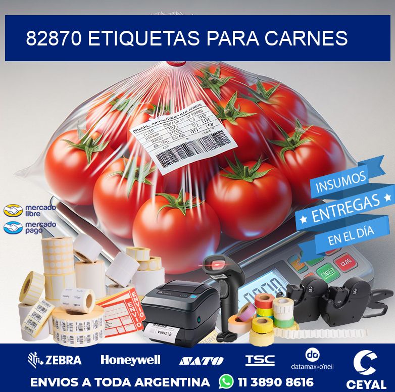 82870 ETIQUETAS PARA CARNES
