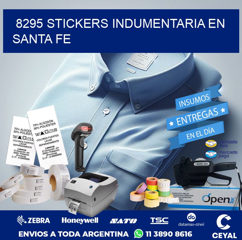 8295 STICKERS INDUMENTARIA EN SANTA FE