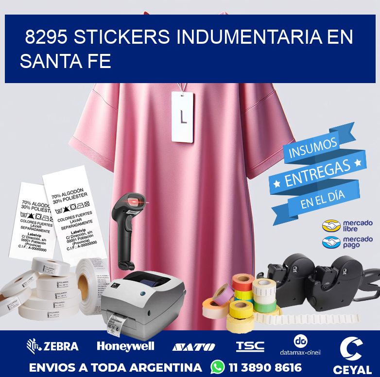 8295 STICKERS INDUMENTARIA EN SANTA FE