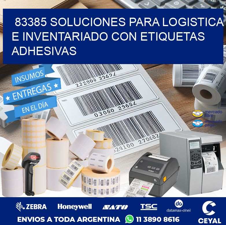 83385 SOLUCIONES PARA LOGISTICA E INVENTARIADO CON ETIQUETAS ADHESIVAS