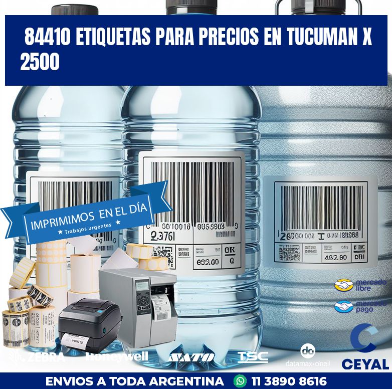 84410 ETIQUETAS PARA PRECIOS EN TUCUMAN X 2500