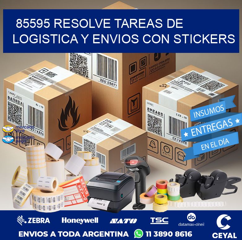 85595 RESOLVE TAREAS DE LOGISTICA Y ENVIOS CON STICKERS