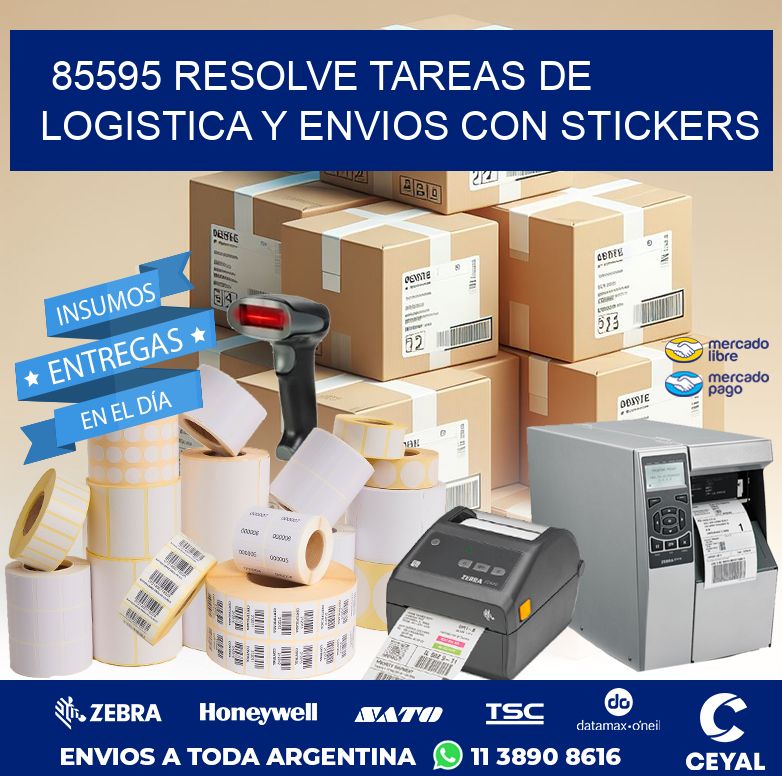 85595 RESOLVE TAREAS DE LOGISTICA Y ENVIOS CON STICKERS