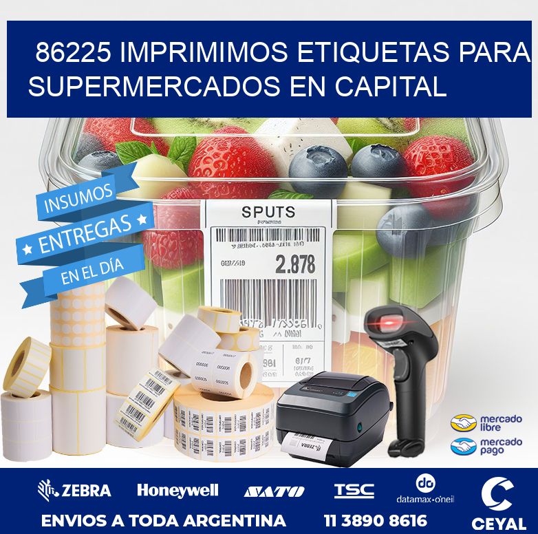 86225 IMPRIMIMOS ETIQUETAS PARA SUPERMERCADOS EN CAPITAL