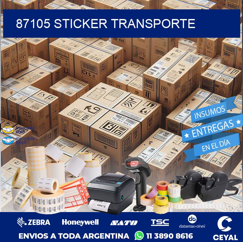 87105 STICKER TRANSPORTE