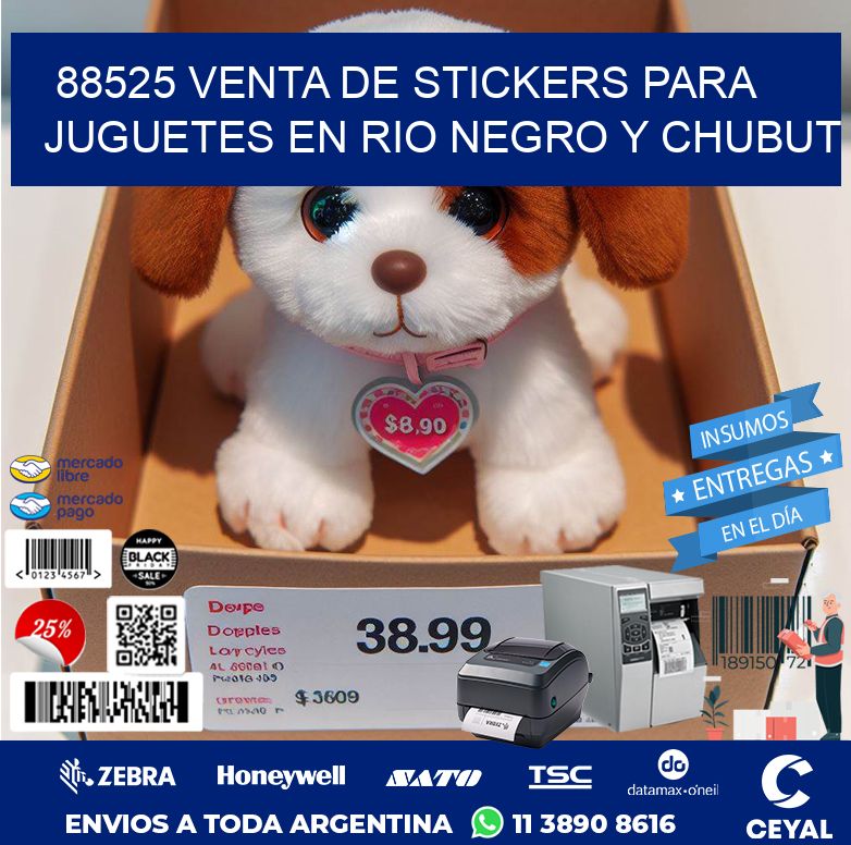 88525 VENTA DE STICKERS PARA JUGUETES EN RIO NEGRO Y CHUBUT