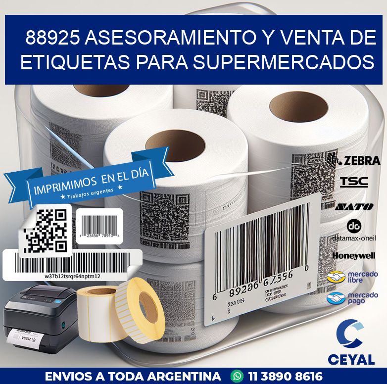 88925 ASESORAMIENTO Y VENTA DE ETIQUETAS PARA SUPERMERCADOS