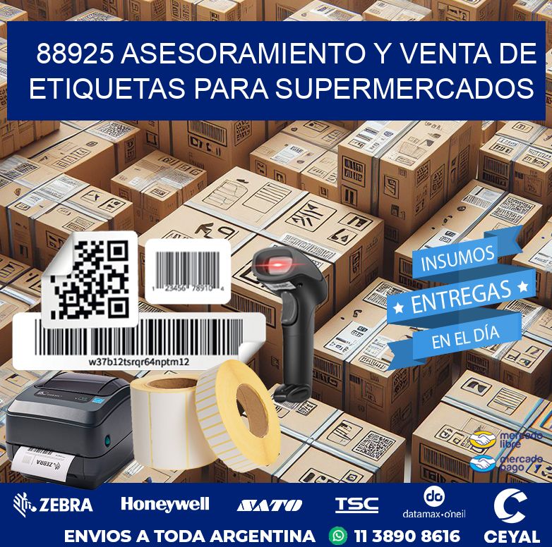 88925 ASESORAMIENTO Y VENTA DE ETIQUETAS PARA SUPERMERCADOS