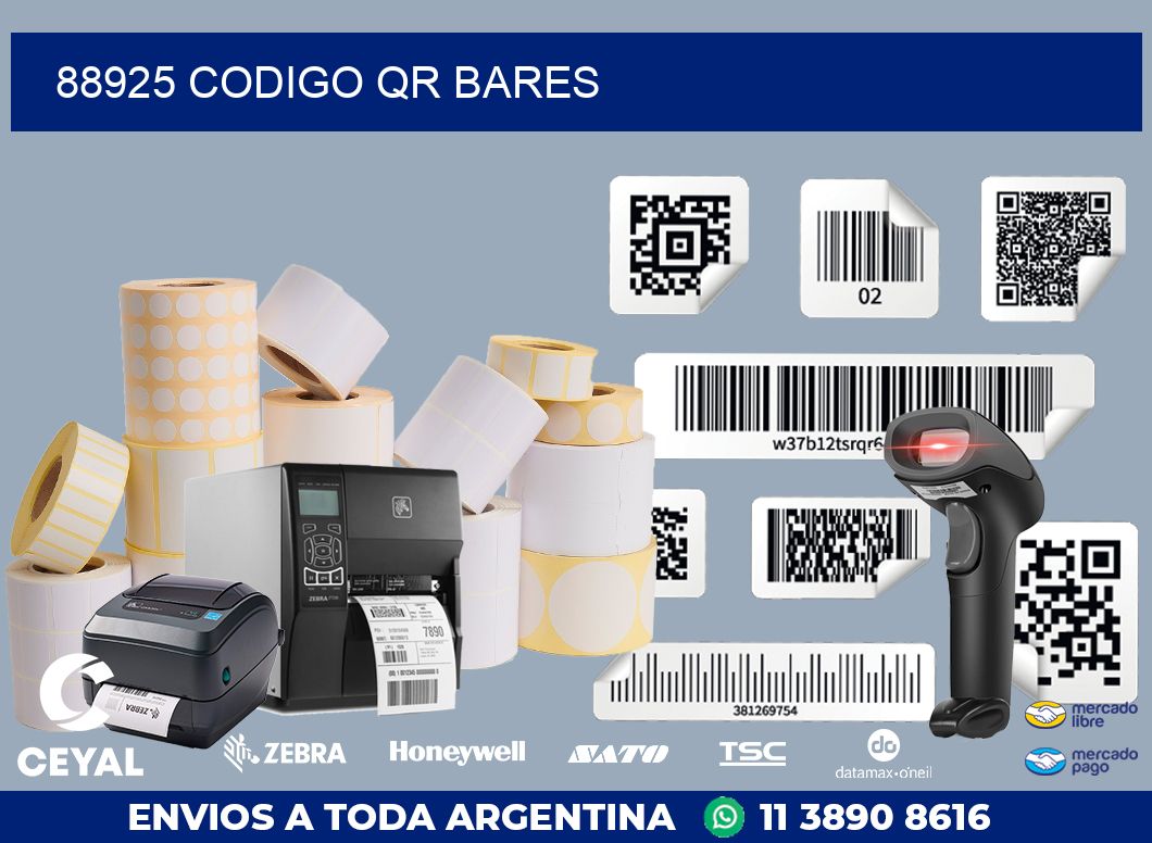 88925 CODIGO QR BARES