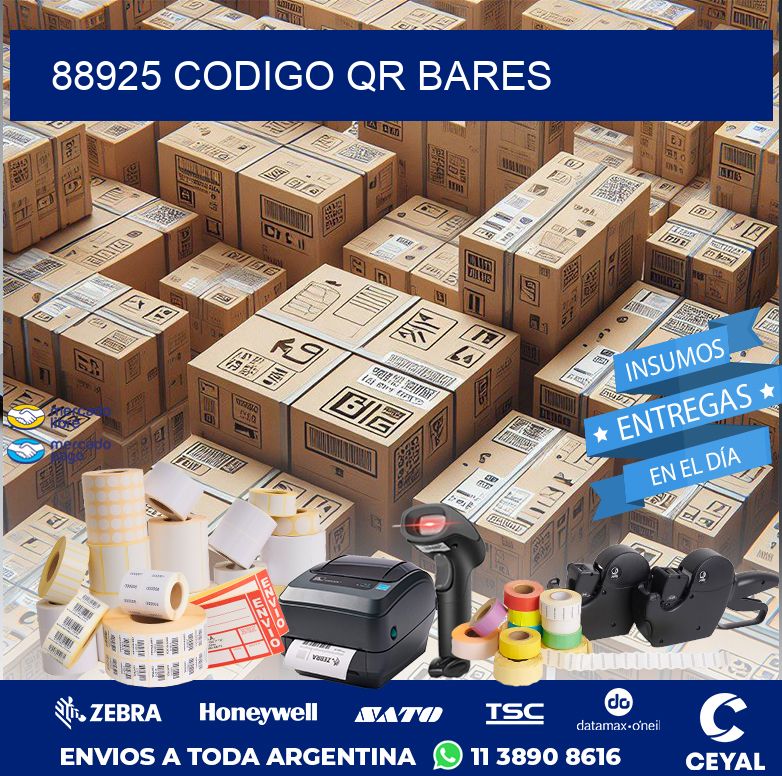 88925 CODIGO QR BARES