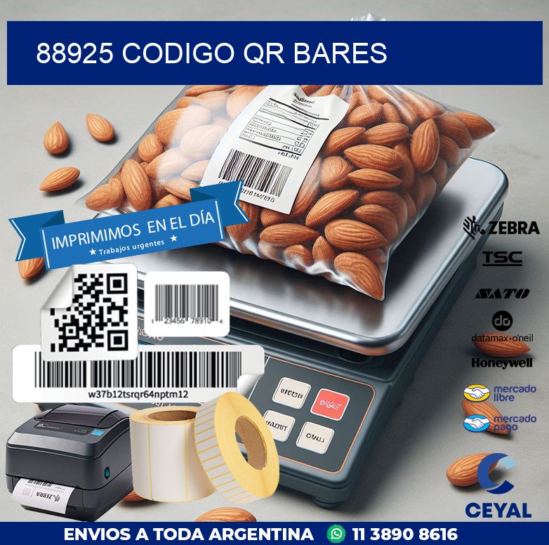 88925 CODIGO QR BARES