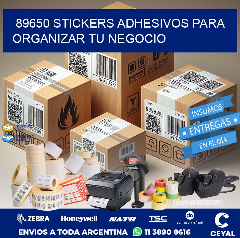89650 STICKERS ADHESIVOS PARA ORGANIZAR TU NEGOCIO