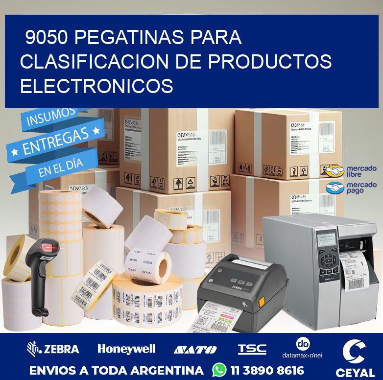 9050 PEGATINAS PARA CLASIFICACION DE PRODUCTOS ELECTRONICOS