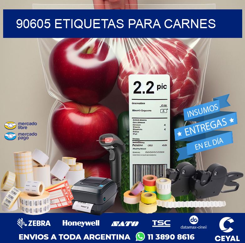 90605 ETIQUETAS PARA CARNES