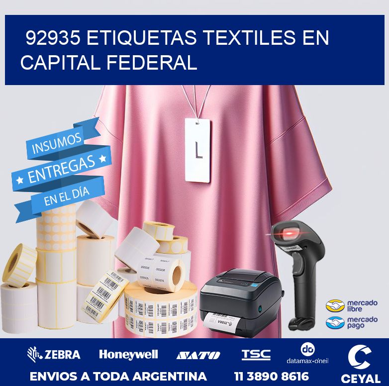 92935 ETIQUETAS TEXTILES EN CAPITAL FEDERAL