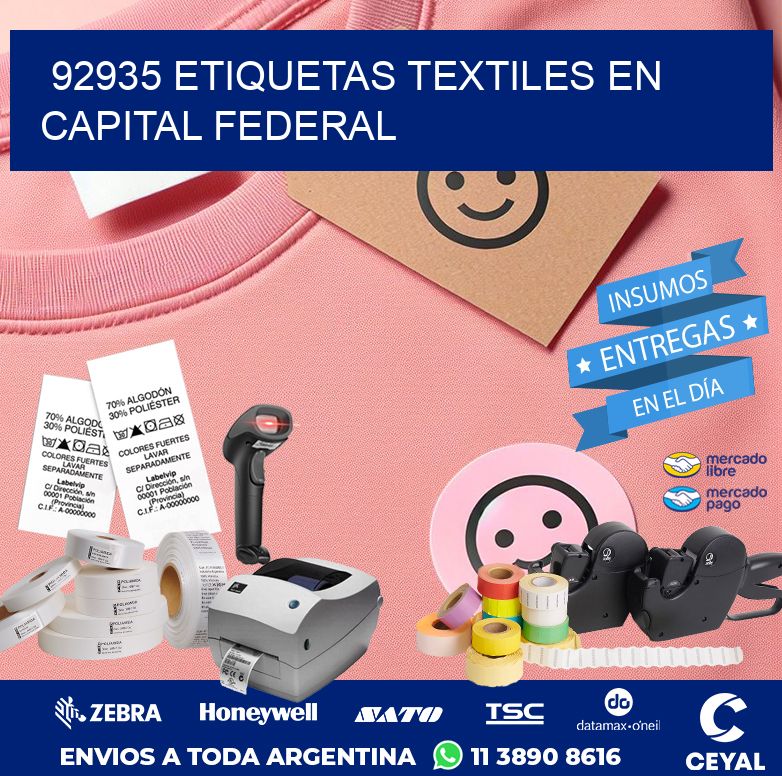 92935 ETIQUETAS TEXTILES EN CAPITAL FEDERAL