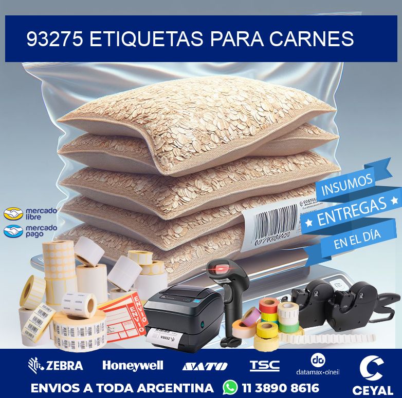 93275 ETIQUETAS PARA CARNES