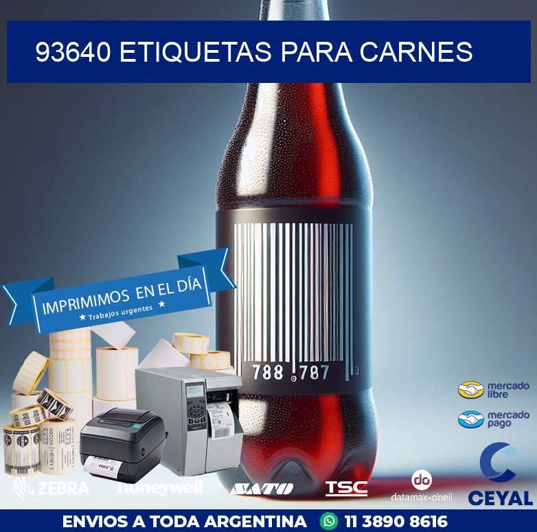 93640 ETIQUETAS PARA CARNES