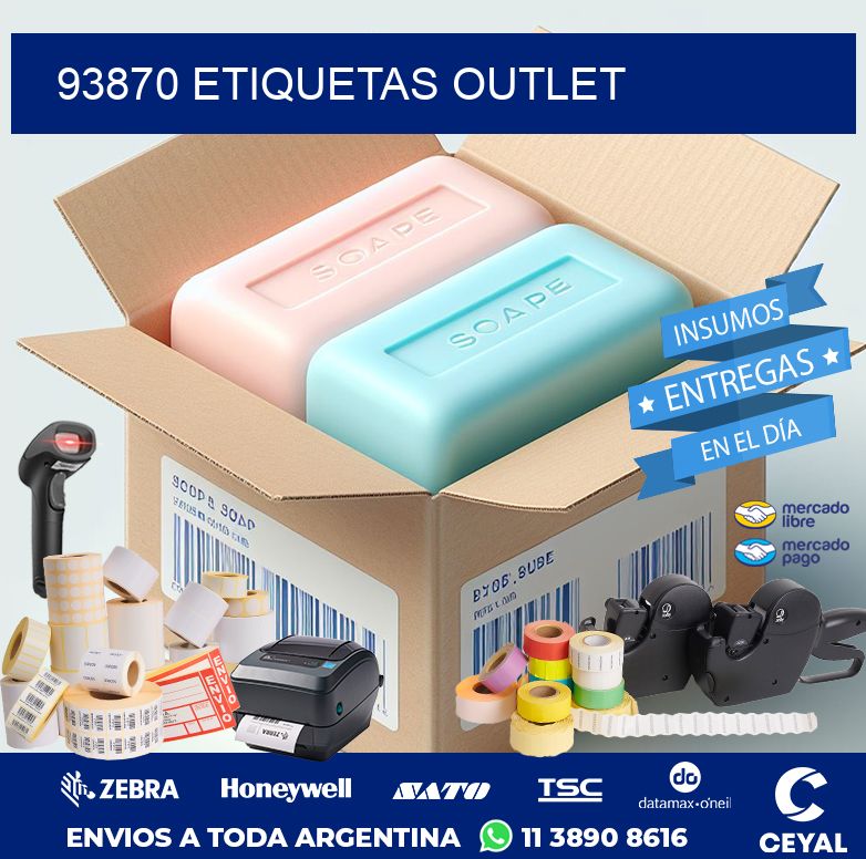 93870 ETIQUETAS OUTLET
