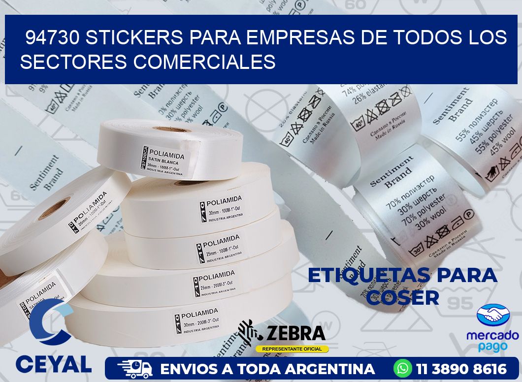 94730 STICKERS PARA EMPRESAS DE TODOS LOS SECTORES COMERCIALES
