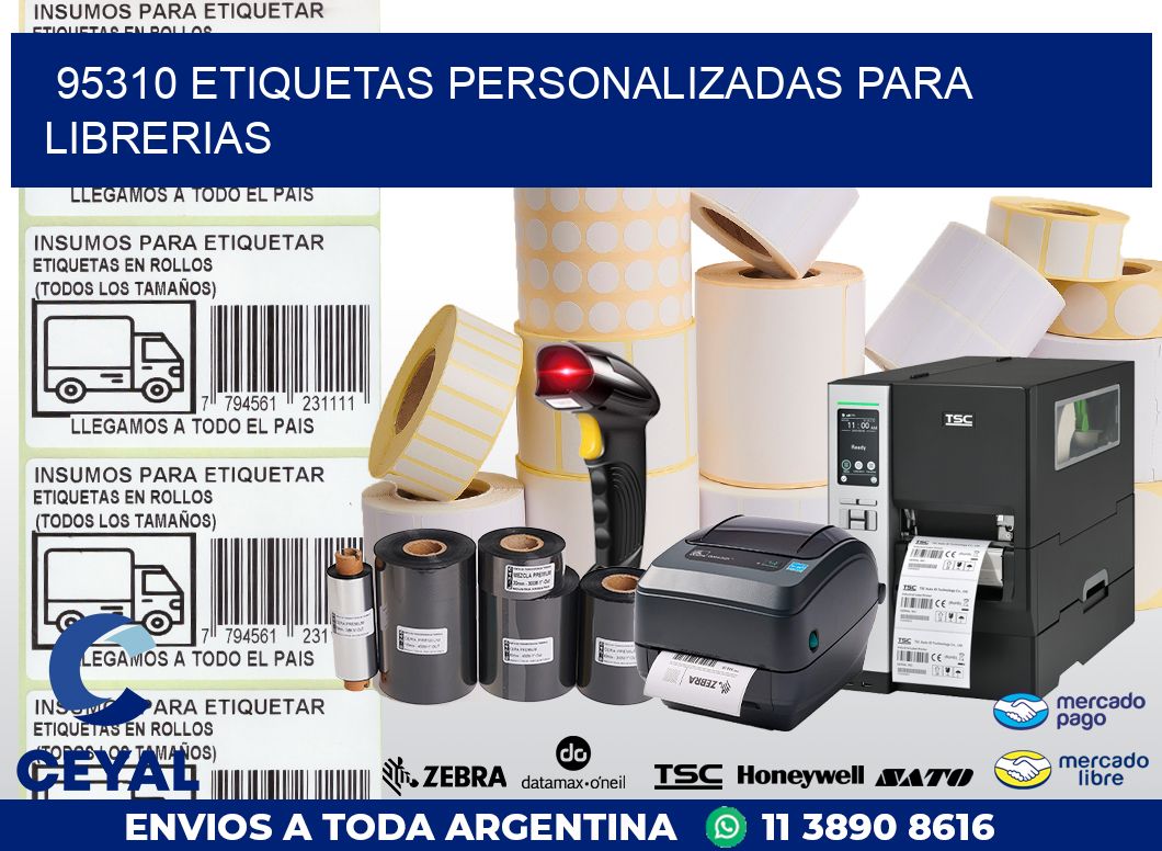 95310 ETIQUETAS PERSONALIZADAS PARA LIBRERIAS