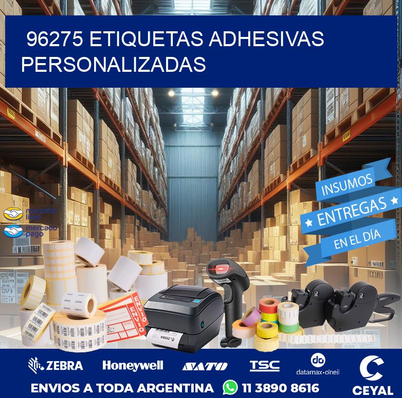 96275 ETIQUETAS ADHESIVAS PERSONALIZADAS