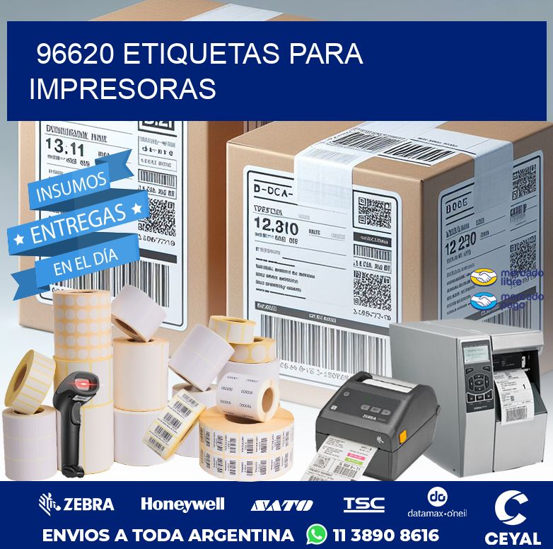 96620 ETIQUETAS PARA IMPRESORAS