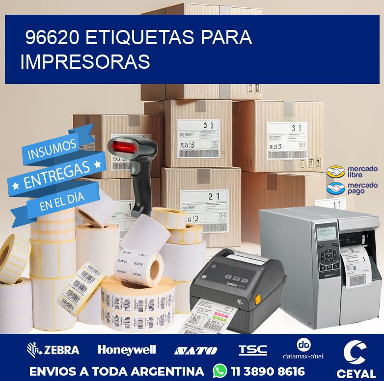 96620 ETIQUETAS PARA IMPRESORAS