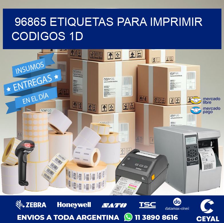 96865 ETIQUETAS PARA IMPRIMIR CODIGOS 1D