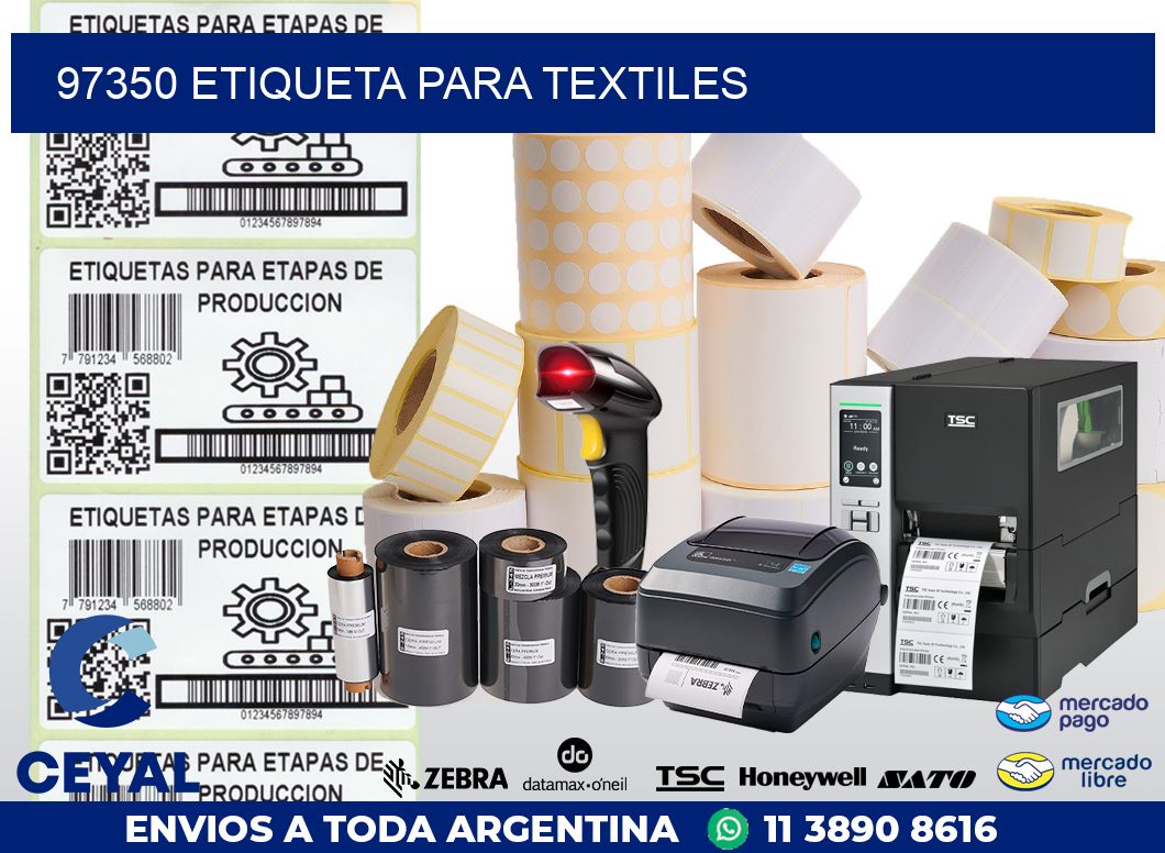 97350 ETIQUETA PARA TEXTILES