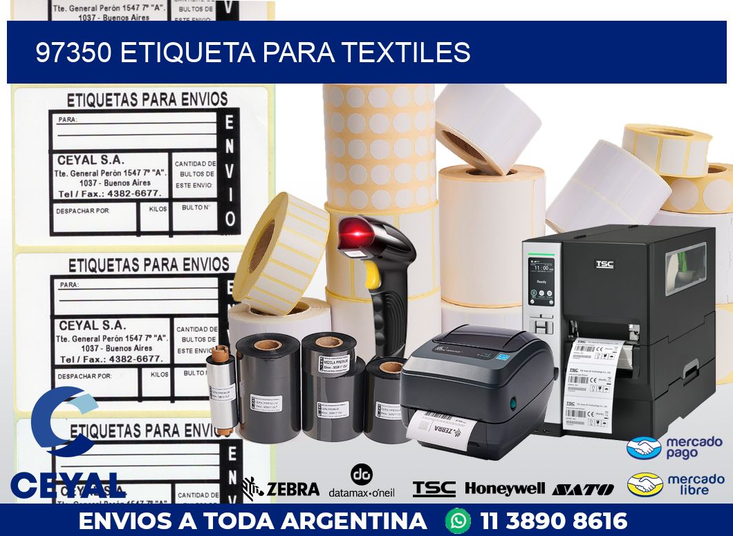 97350 ETIQUETA PARA TEXTILES