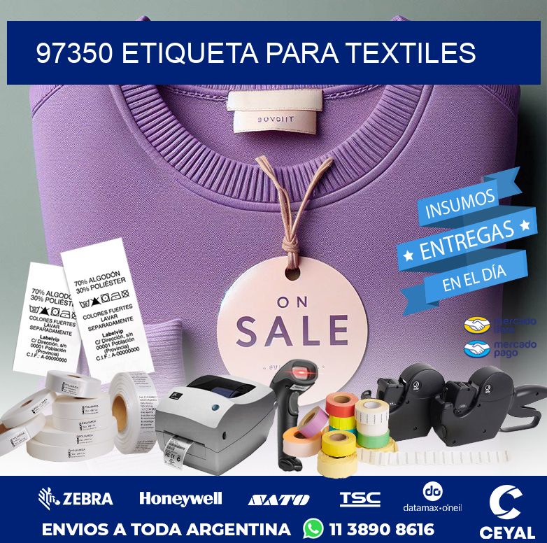 97350 ETIQUETA PARA TEXTILES