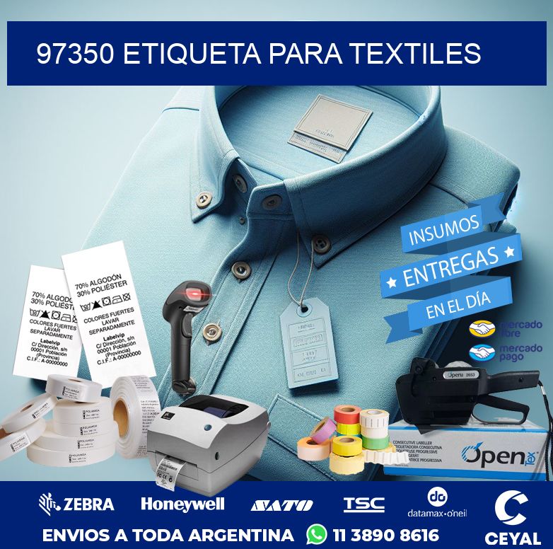 97350 ETIQUETA PARA TEXTILES